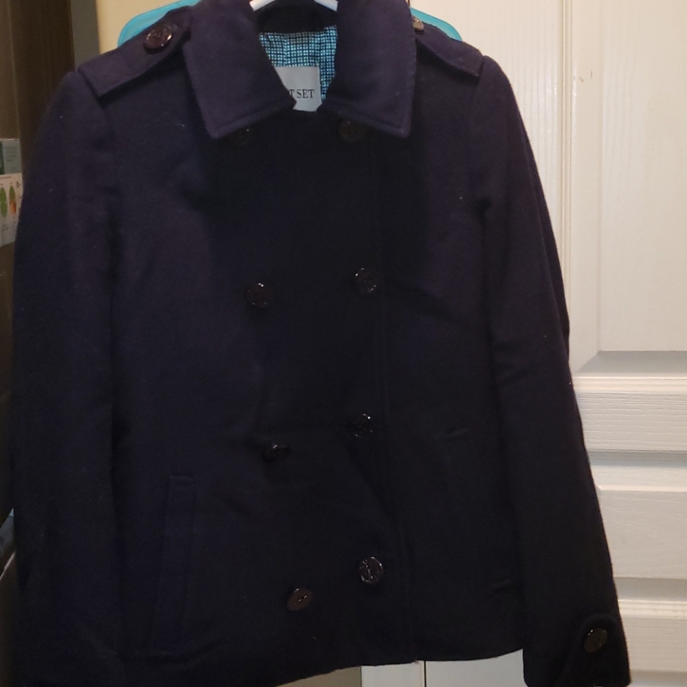 Women's short pea coat